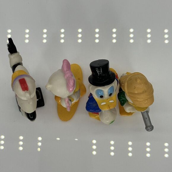 Lot of 4 Vintage Disney 1991 Kellogg Duck Tales Cereal Toy Figures Cake Toppers - Picture 7 of 8